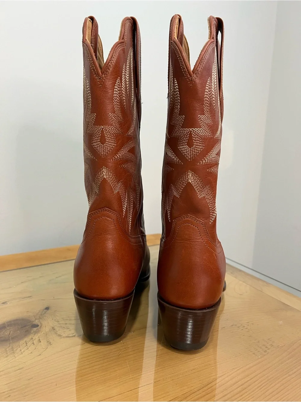 Tecovas Sadie rustic brown Classic Western Leather Cowboy Boots  size 9.5 - Picture 6 of 8
